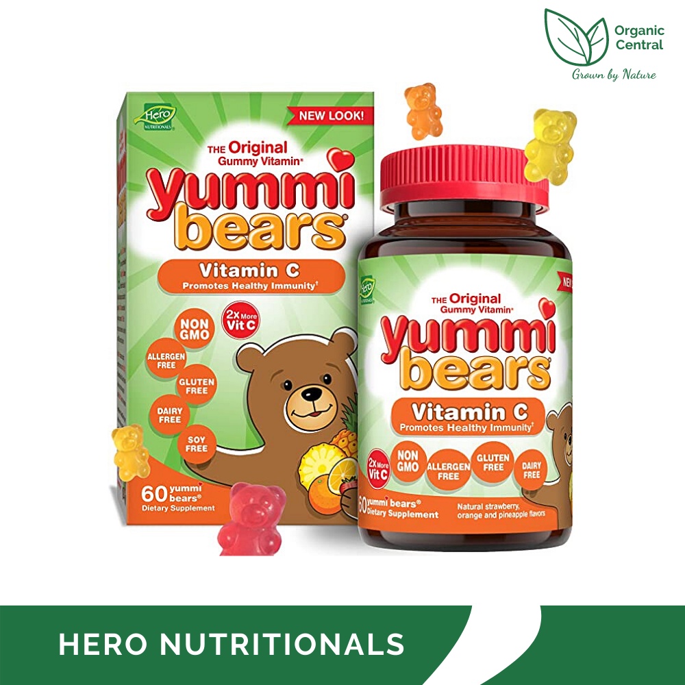 Yummi Bears Vitamin C Chewable Gummy | Shopee Philippines