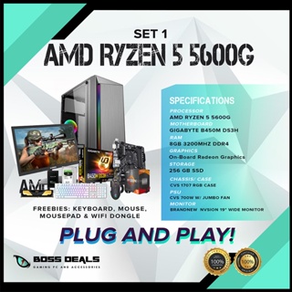 AMD RYZEN 5 5600G DESKTOP PC PACKAGE (ALL BRAND NEW)
