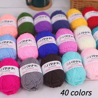 4ply Milk Cotton Yarn Anti-Pilling High Quality Hand Knitting Cotton Yarn For Scarf Sweater Hat Doll Craft Knitting Tools 25g