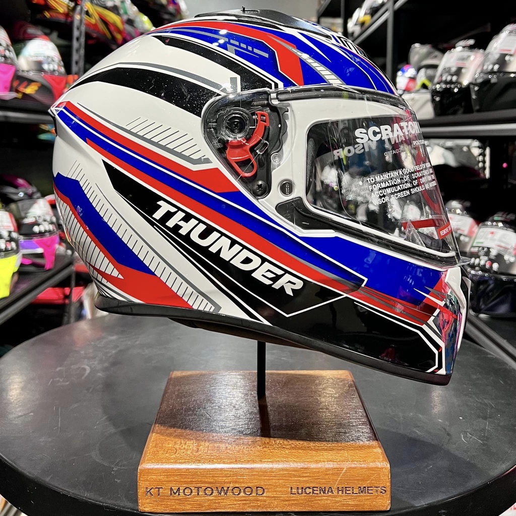 STUDDS Thunder XV D8 Full Face Single Visor Helmet w/ FREE EXTRA LENS