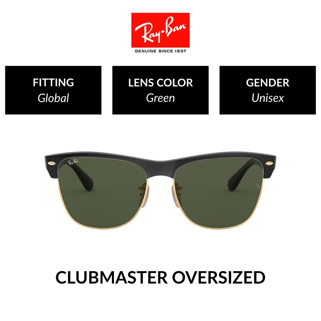 Ray-Ban Clubmaster Oversized - RB4175 877 - Sunglasses | Shopee Philippines