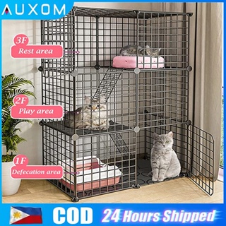 DIY Foldable 3 layers Cat Cage Stackable Cage for Cat Villa Collapsible Cage Cat House DIY Nest