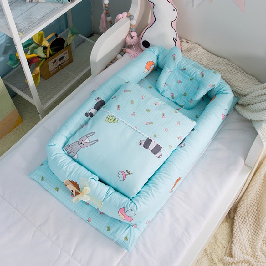 Baby Nest 6pc Set Nest / Mattress Baby Bed Shopee Philippines