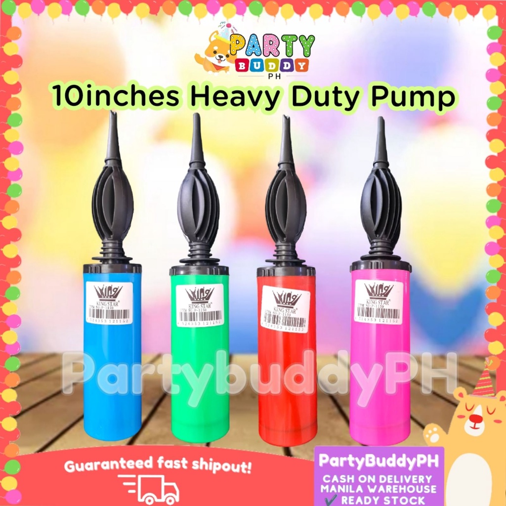 [Repriced Lower] 10inch Manual Balloon Heavy Duty Balloon Pump PartybuddyPH