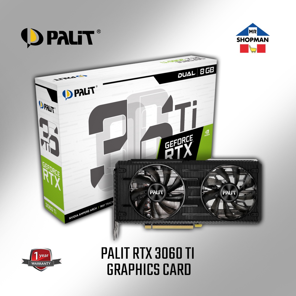 Palit GeForce RTX 3060Ti Dual OC 8GB Video Graphics Card | Shopee