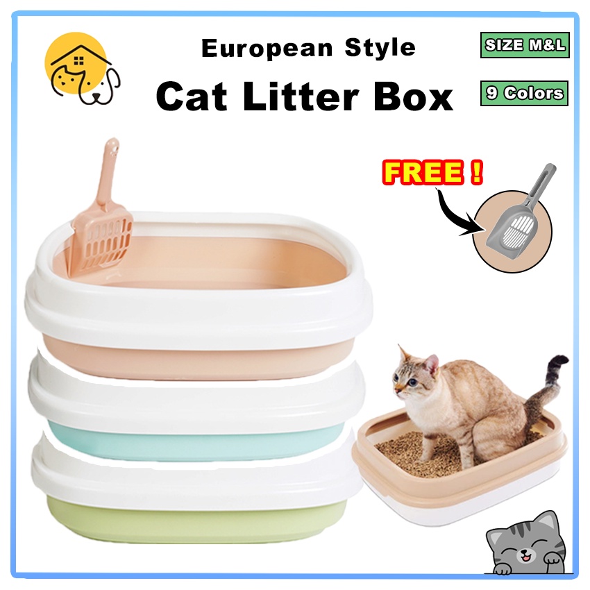Cat Litter Box For Cat Litter Sand Box Large Tofu Cat Litter Deodorization Leakage Free  Scoop #1