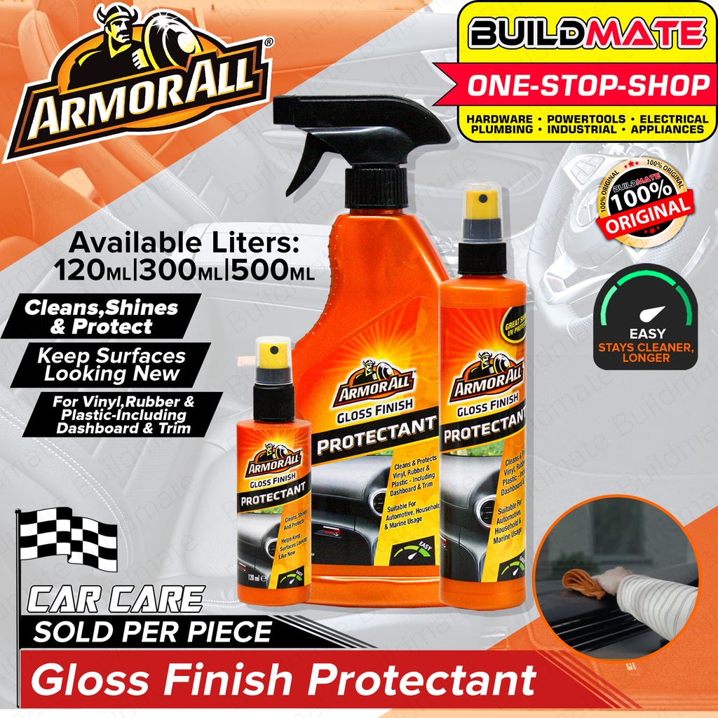 BUILDMATE Armor All Protectant Spray 120ML | 300ML | 500ML Gloss Finish ...