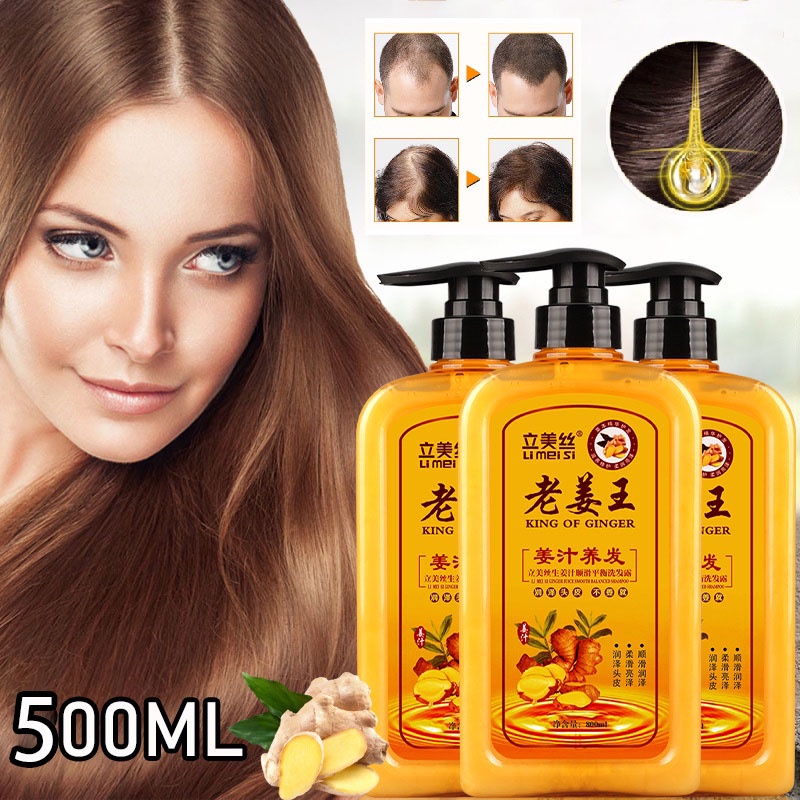 Original Ginger Hair Shampoo Fast Regrowth Hair Thick Shampoo Anti Loss Oil Control And Increase 3259