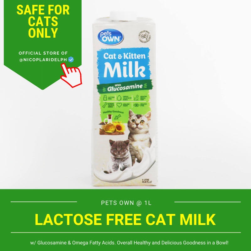 Pets Own Lactose Free Cat and Kitten Milk Deliciously Packed with