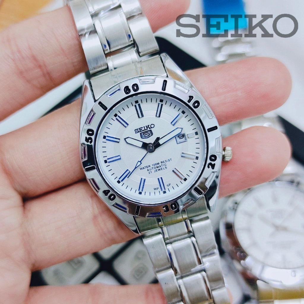 S004 Seiko_5 automatic hand movement womens seiko watch(battery operated) |  Shopee Philippines