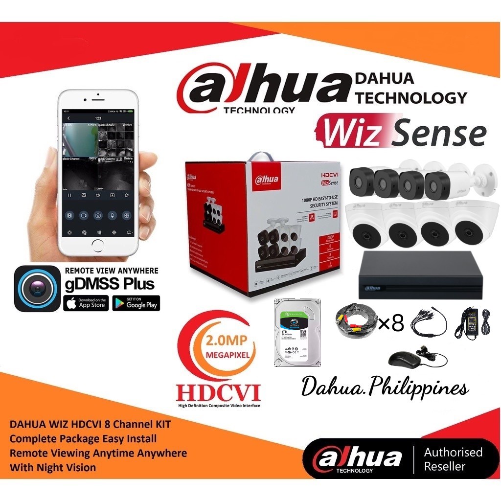 dahua cctv camera kit