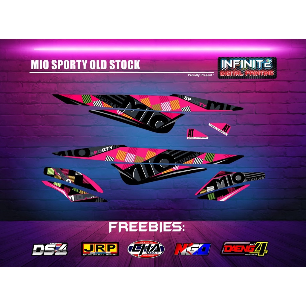 MIO SPORTY OLD STOCK DECAL THAI QUALITY | Shopee Philippines