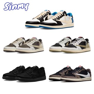 Travis Scott X Fragment Design X Air Jordan 1 LOW OG Sneakers For Men And Women Oem Quality With Box
