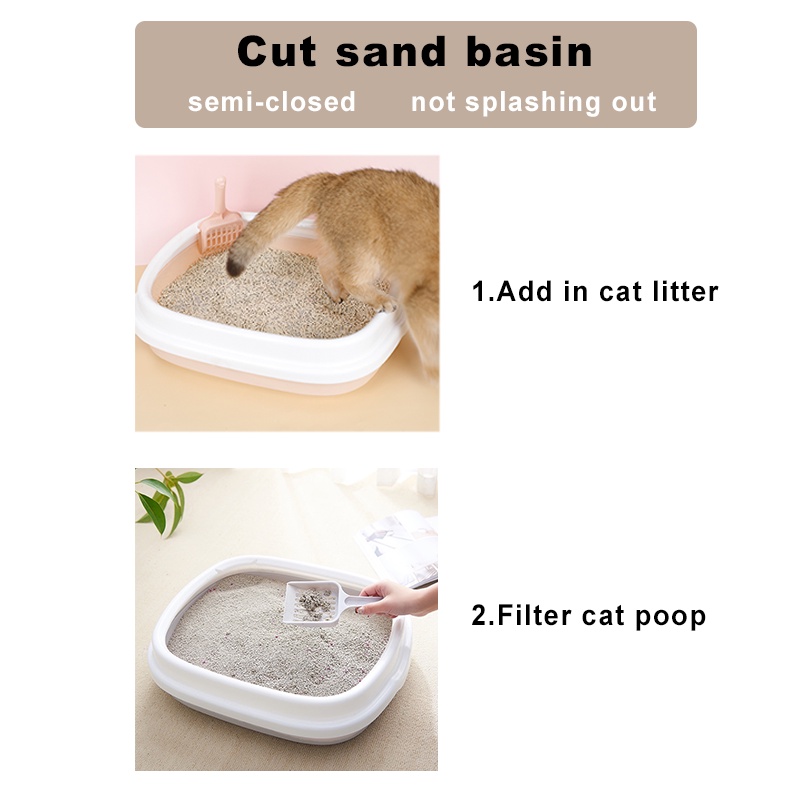 Cat Litter Box For Cat Litter Sand Box Large Tofu Cat Litter Deodorization Leakage Free  Scoop #5