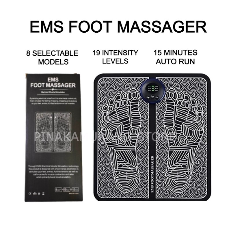 EMS FOOT MASSAGER PAD PES MUSCLE ELECTRIC/ EMS HEALTH RELAX