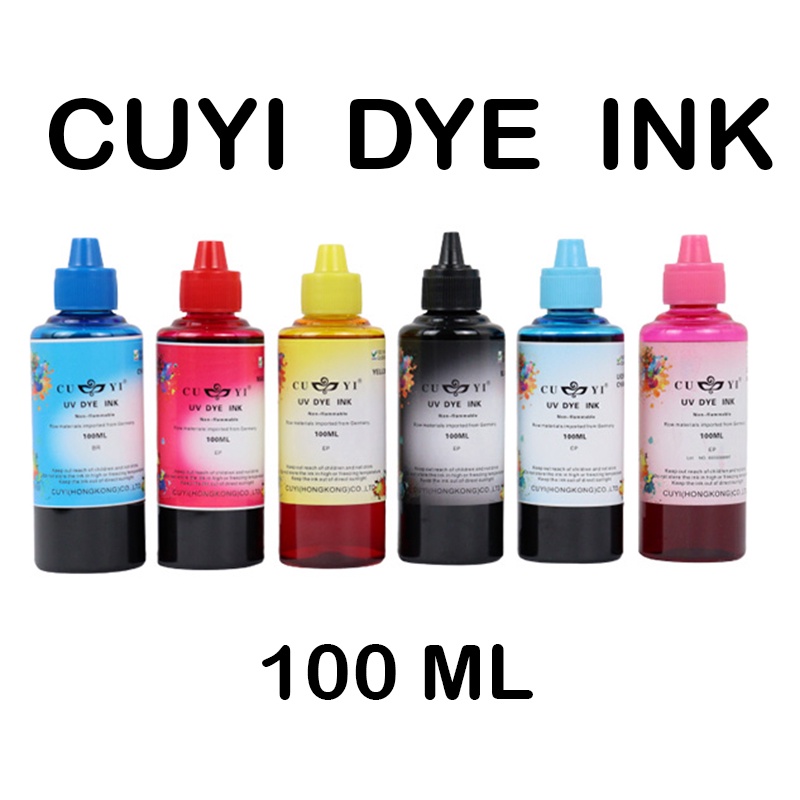 CUYI UV Dye Ink for Inkjet Printer 100ml Cuyi dye ink for Epson Cuyi