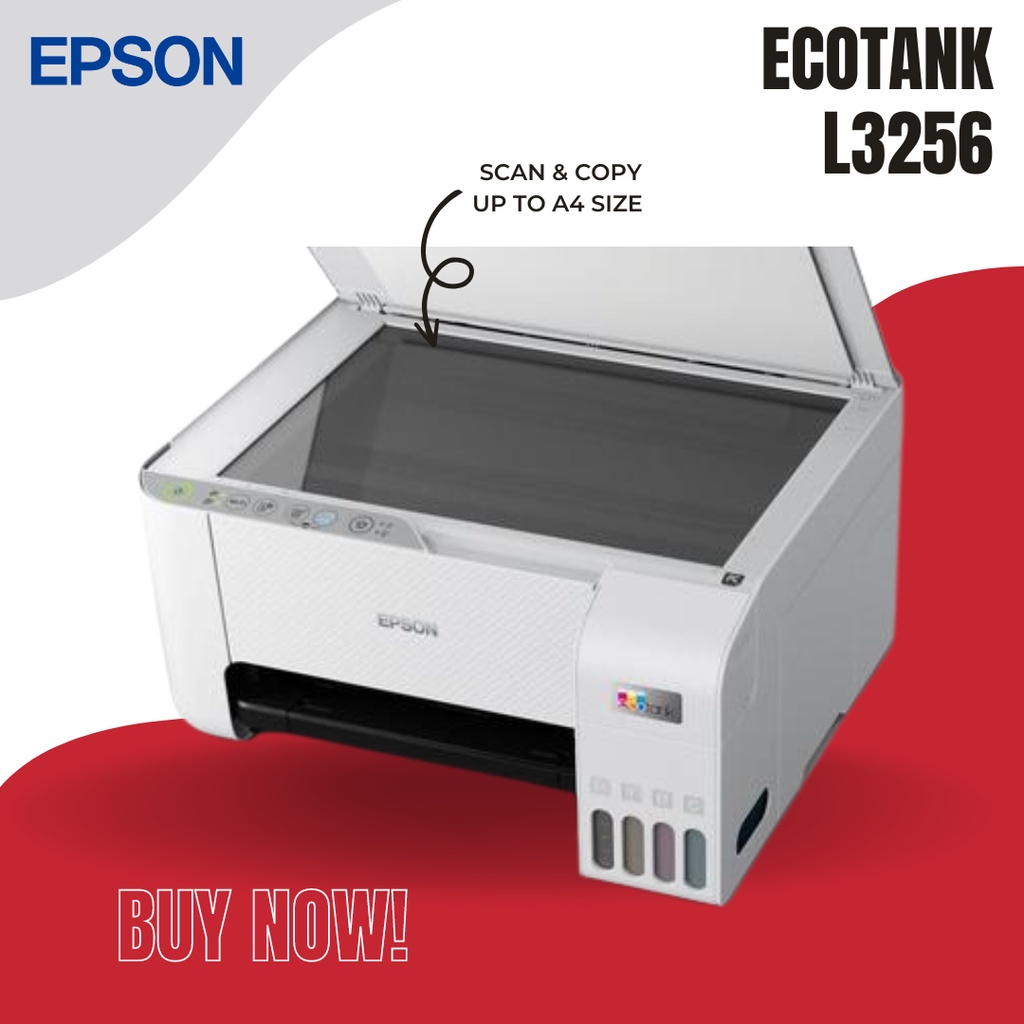 Epson L3256 Printer Scanner Copier Or Xerox WiFi Wireless 3 In 1 CISS 