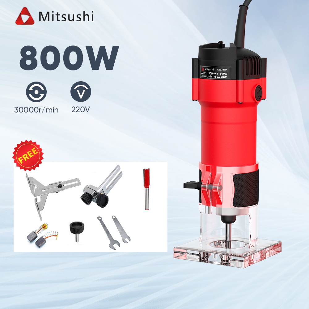 Mitsushi 800W 220V Electric Trimmer Power Tools/ Palm Wood Router