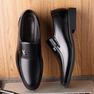 Men's Leather Shoes Men's Business Formal Wear Shoes Casual Soft Leather Shoes For Mens