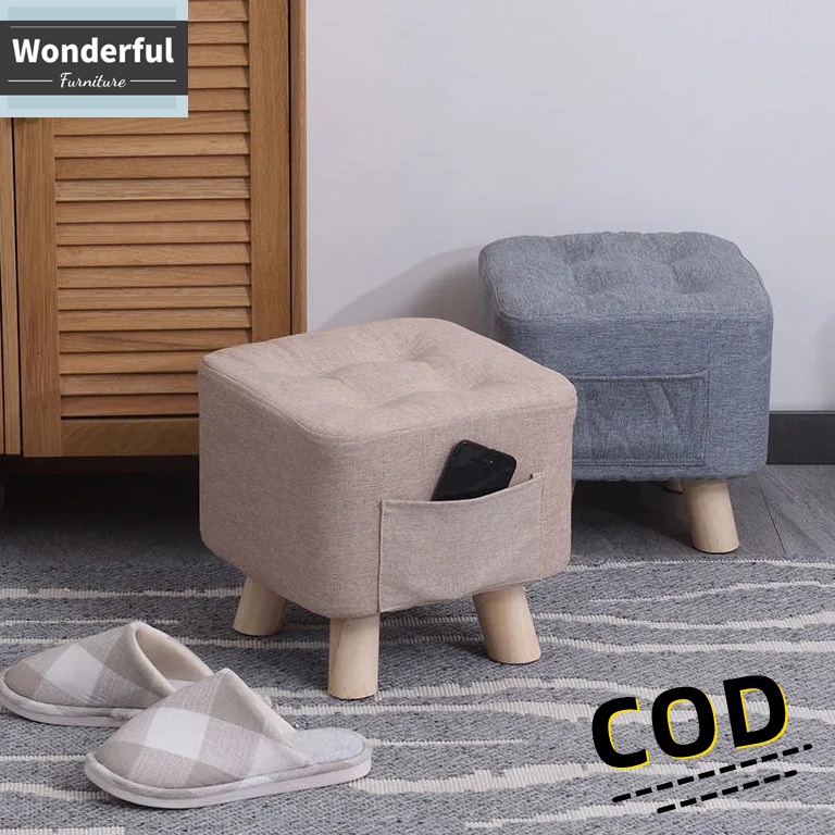 COD Square sofa stool mini Removable and washable small sofa chair ...