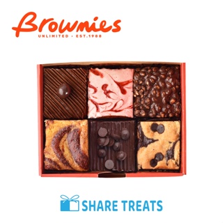 Brownies Unlimited Pre-Assorted Box of 6 (SMS eVoucher)