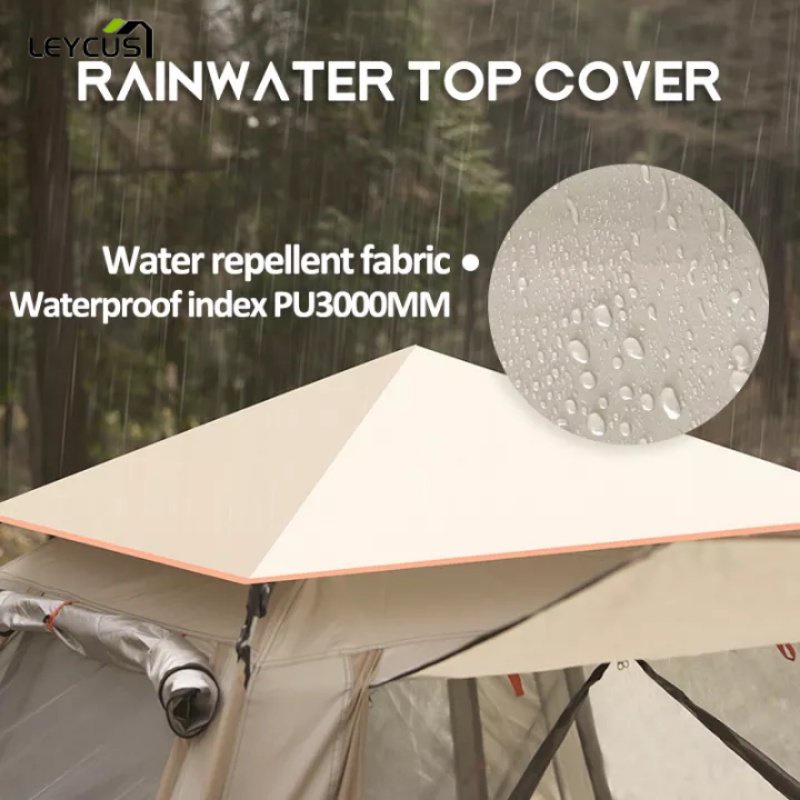 2/4/6/8 Person Camping Tent Fully Automatic Double Layer Tent For Camping Waterproof — view 4