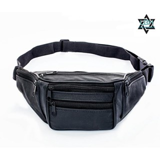 [COD&READY] Waist Belt Bag Sports Run Body And Shoulder Bags Genuine leather top layer leather #1