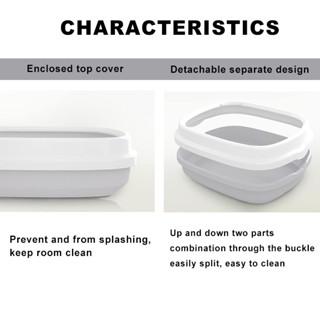 Cat Litter Box For Cat Litter Sand Box Large Tofu Cat Litter Deodorization Leakage Free  Scoop #3