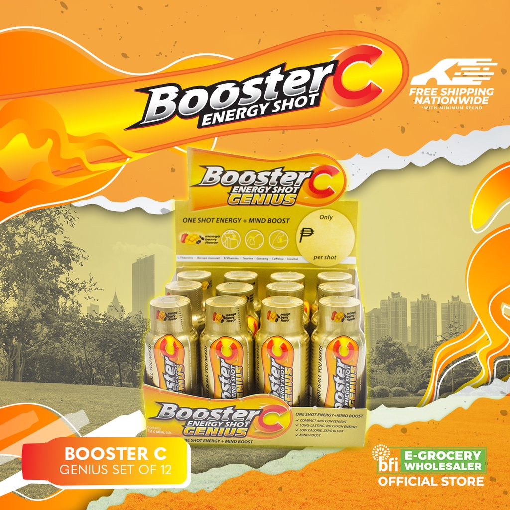 Shop booster c energy shot for Sale on Shopee Philippines