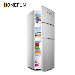 Refrigerator 78L Three Door Smart Freezing MINI Refrigerator Silent Household Small Two-Person Singl