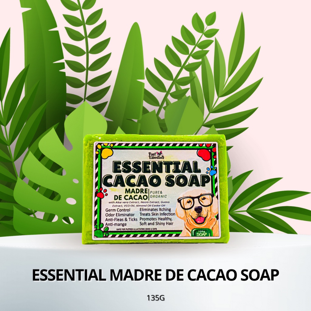PREMIUM DOG SOAP Madre de Cacao Dog & Cat Soap (Anti Mange, Fleas