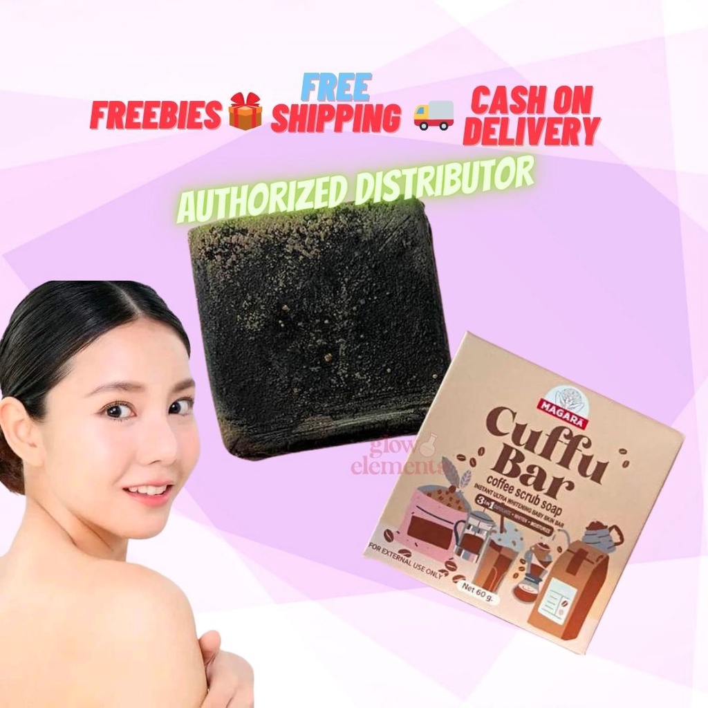 Magara Skin Cuffu Bar Coffee Scrub Soap 60g Shopee Philippines