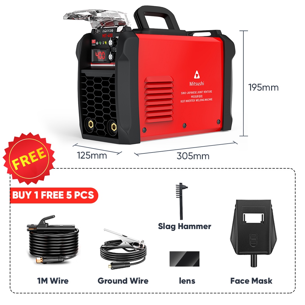 Mitsushi IGBT Technology Digital Display Inverter Automatic Welding Machine（MIT 300-400/MIN 400-600） - Image 5