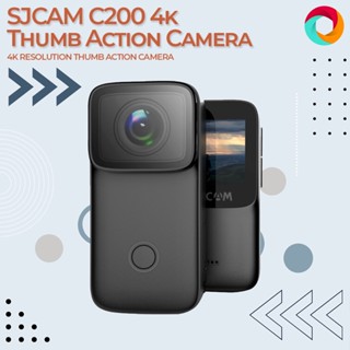 SJCAM C200 4K 24FPS Ultra HD Sports Action Camera With 1.28Inch Screen SONY IMX335 WIFI