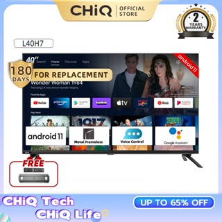 CHiQ SMART TV 40 inch LED Android 11 HD TV 5G WIFI Google Play/Netflix / Youtube Built-in