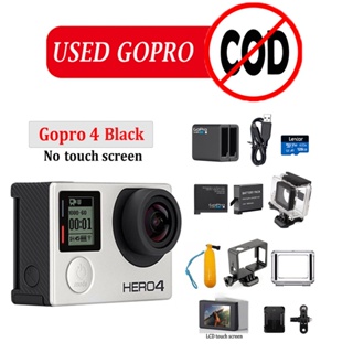 action Camera For GoPro HERO 4 Black Vlog  4K for gopro 4 silver 2nd Hand