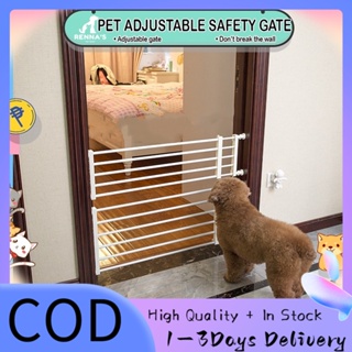 Renna's Pet Adjustable Safety Gate For Dogs Safety Gate For Pets Baby Safety Gate For Baby Pet Gate #1
