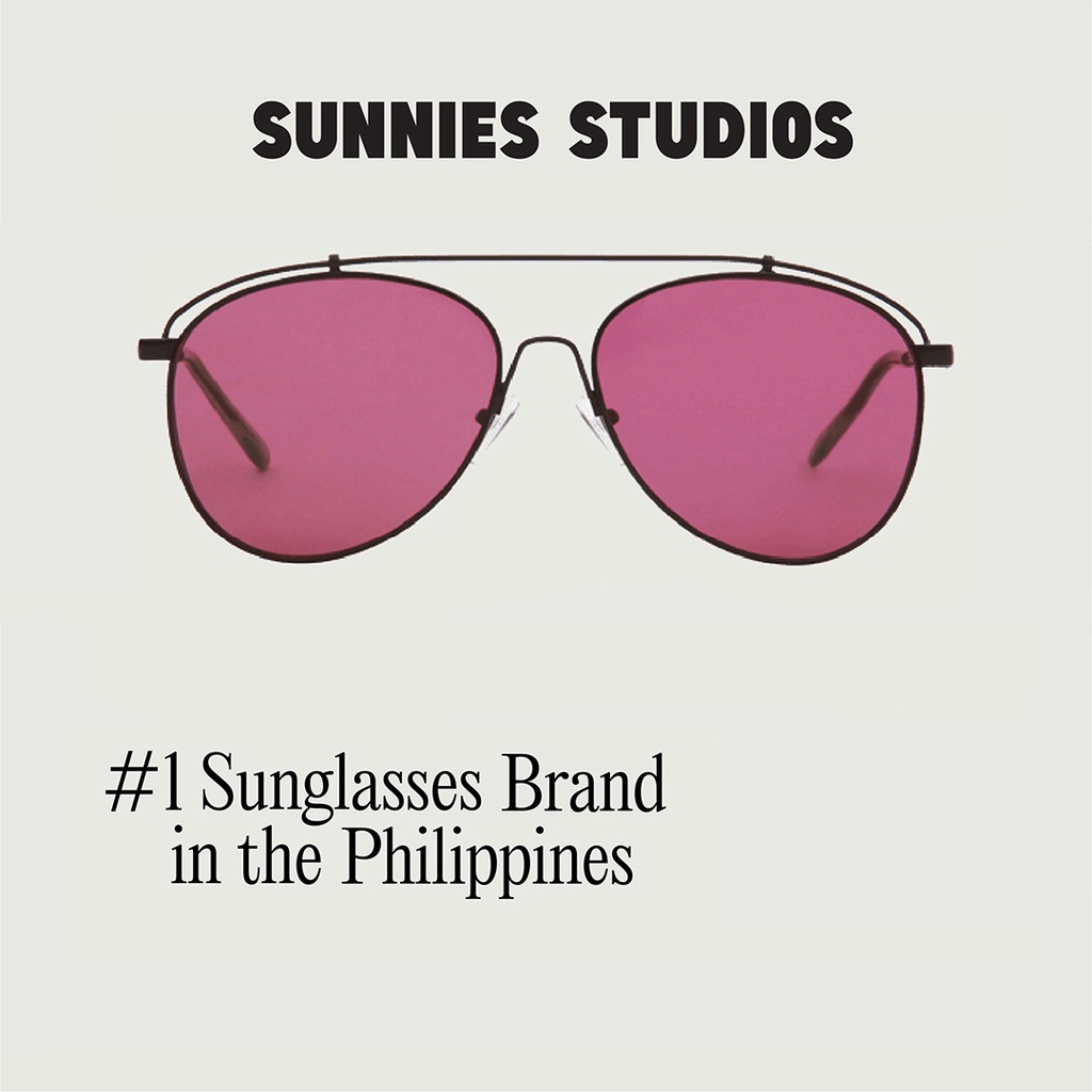 Sunnies Studios Rae Plum (Pilot Fashion Sunglasses for Men and Women)