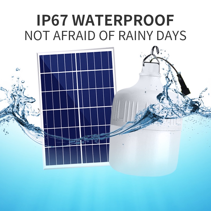 Solar Light NL Solar Bulb Light Outdoor Waterproof IP67 Solar Bulb Light Three Light Colors Portable - Image 6