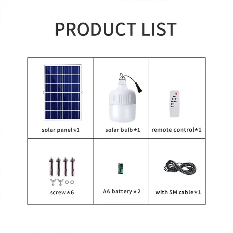 Solar Light NL Solar Bulb Light Outdoor Waterproof IP67 Solar Bulb Light Three Light Colors Portable - Image 8
