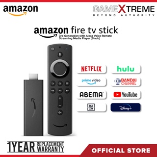 Amazon Fire TV Stick 3rd Gen with Alexa Voice Remote 2nd Gen [Black]