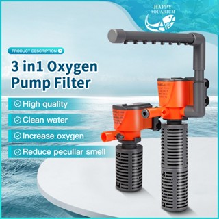 Aquarium filter mini aquarium three-in-one built-in submersible pump aeration