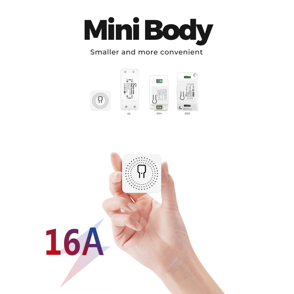 16A Mini Smart Wifi DIY Switch S Smart Home Automation Module, Universal DIY Module for Smart Home A — view 7