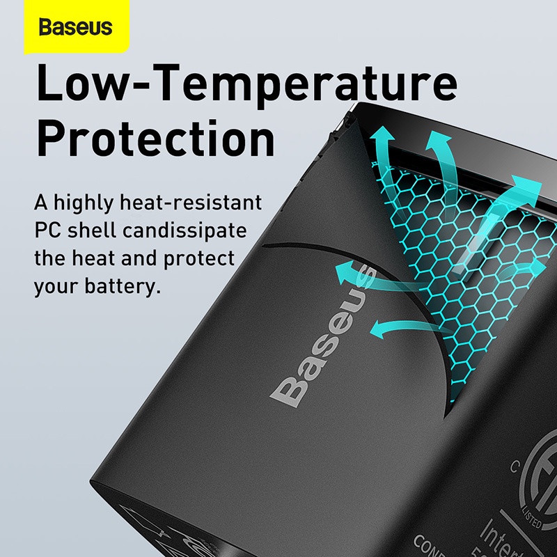 Baseus 20W U+C Quick Charger Support PD3.0 QC3.0 USB Type-c Charger for i13 Tablet Huawei Mate 20 - Image 4
