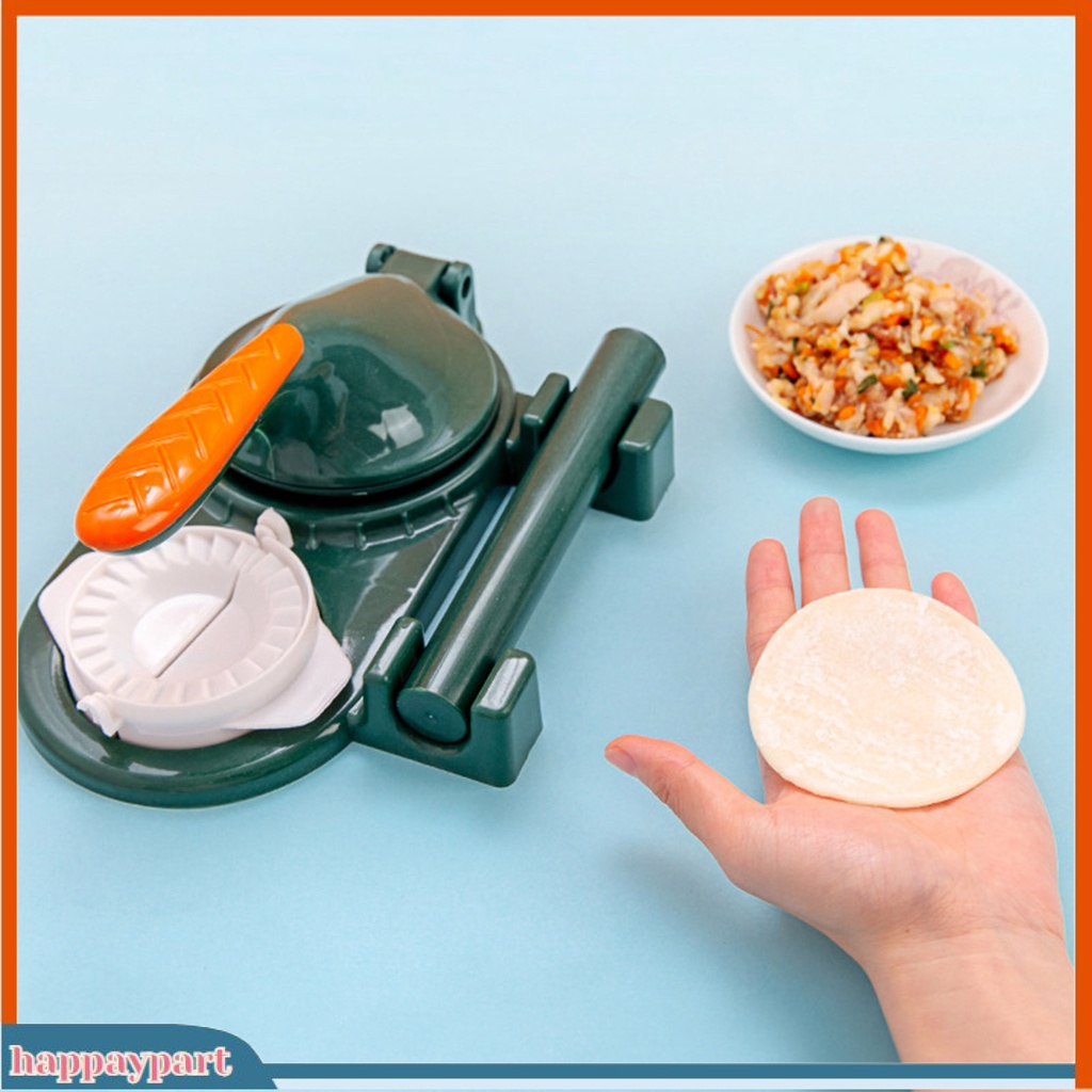 (happaypart) Plastic Pierogi Mold Hook Design Dumpling Maker Labor Saving Kitchen Tool