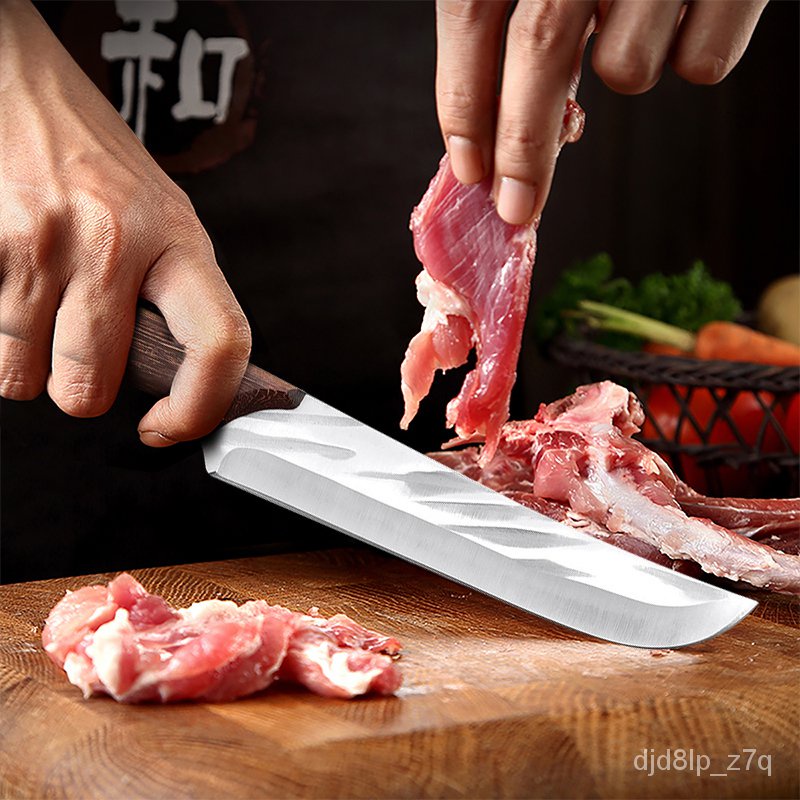 Butcher Knife Utility Boning Knife 5Cr15Mov Stainless Steel Outdoor Tool Chef Knife Meat Cleaver Sha