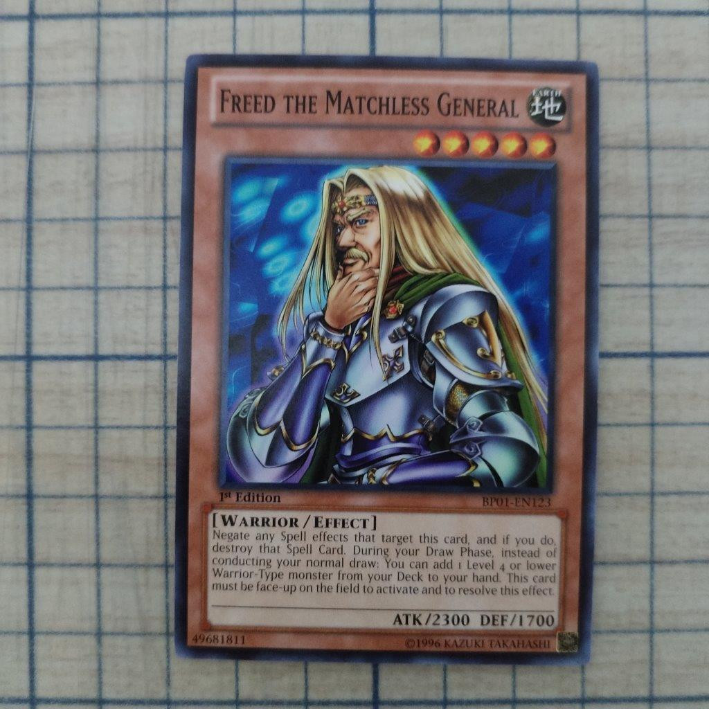 FREED THE MATCHLESS GENERAL BP01-EN123 1st EDITION 2012 SERIES COMMON YTCG