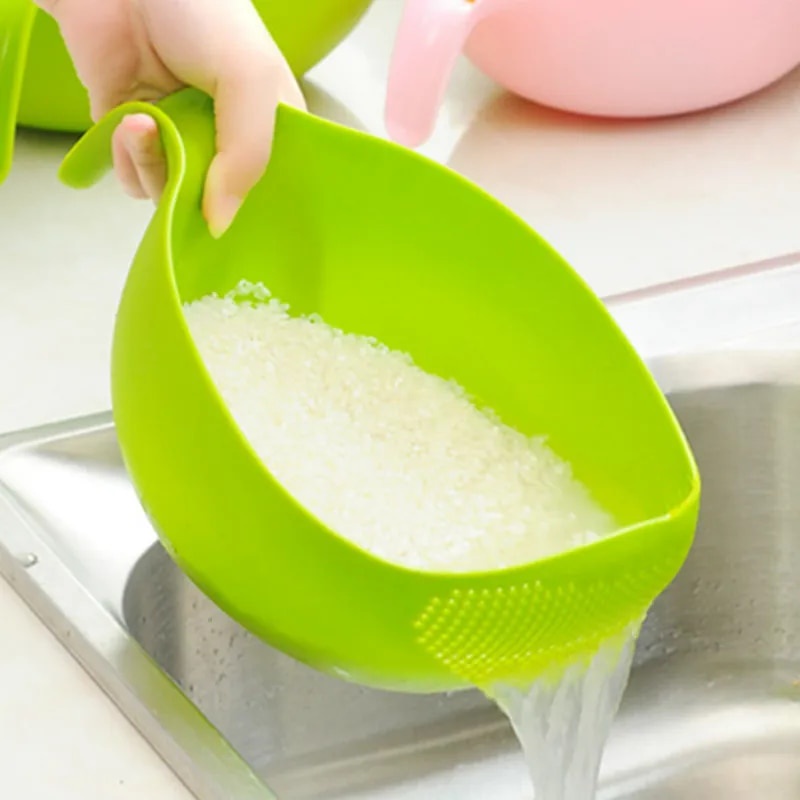 Food Grade Plastic Rice Beans Peas Washing Filter Strainer Basket Sieve Drainer Plastic drainKDV A0Z