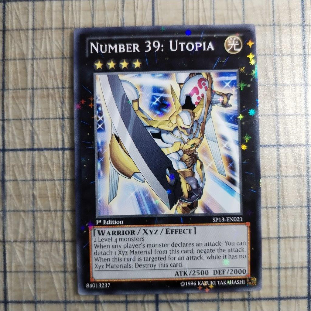 NUMBER 39: UTOPIA SP13-EN021 1st EDITION 2013 SERIES STARFOIL RARE YTCG