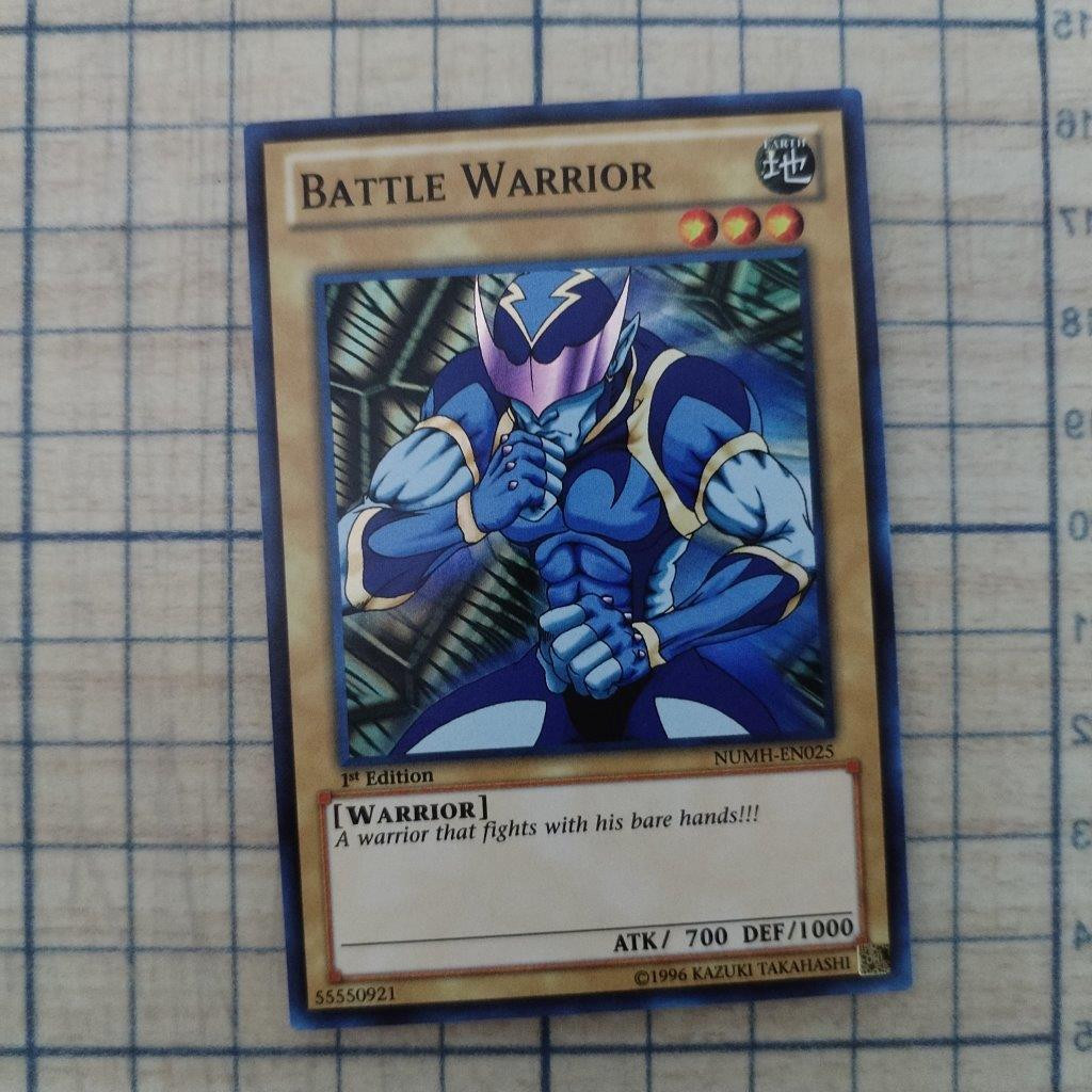 BATTLE WARRIOR NUMH-EN025 1st EDITION 2013 SERIES SUPER RARE YTCG